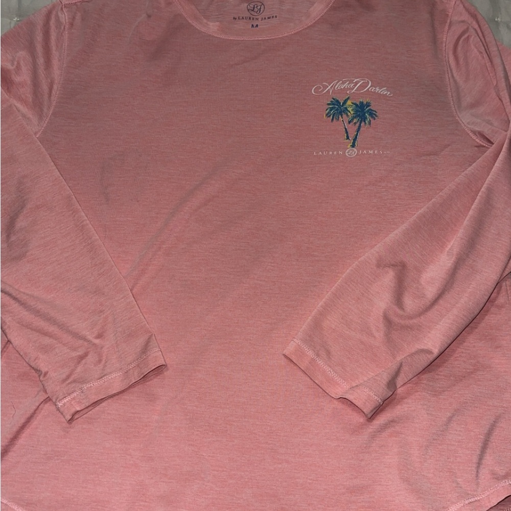 Lauren James Pink Long Sleeve Shirt